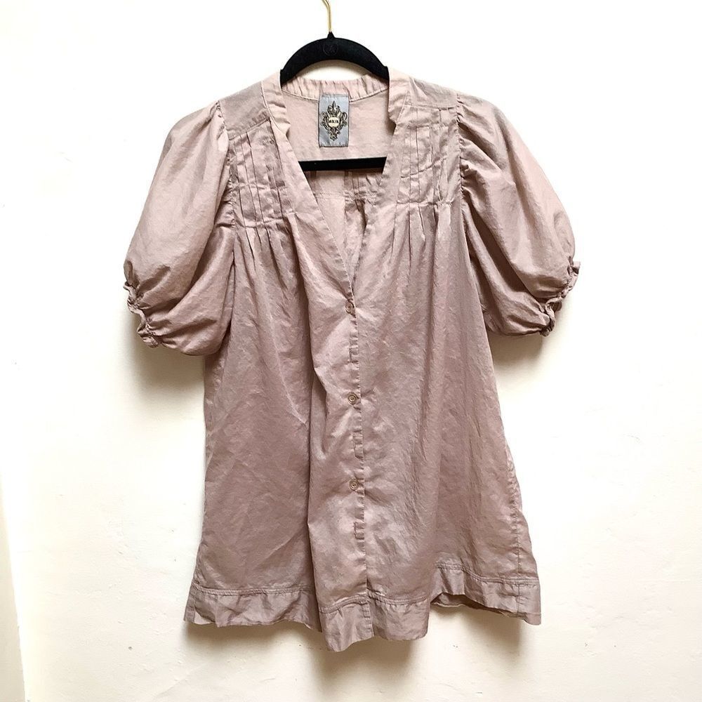MK2K BUTTON FRONT SHIRT MEDIUM